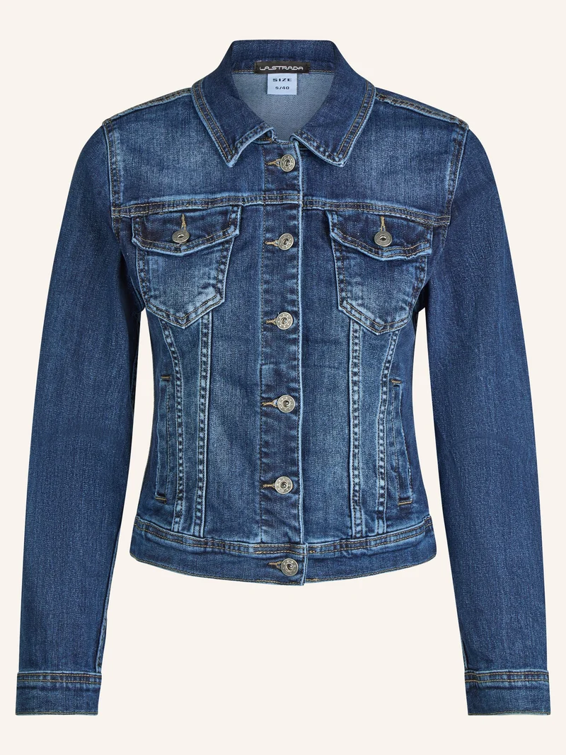 Jeansjacke in Raw-Denim-Optik